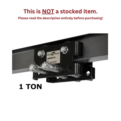 COLUMBUS MCKINNON CMCO - UNIVERSAL TROLLEY - 1 TON CAPACITY, PLAIN