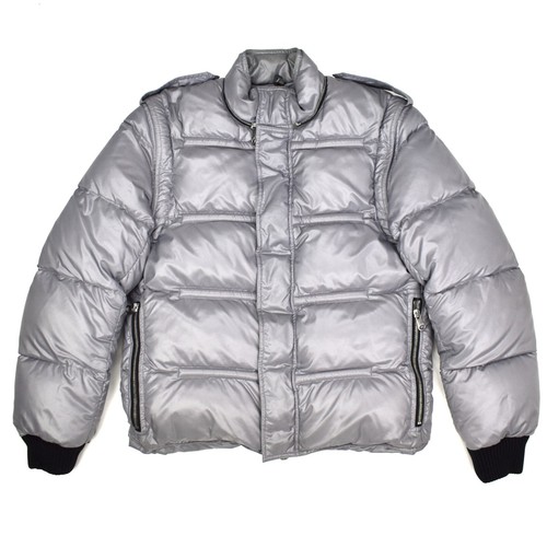 $3100 DIOR UOMO FW08 Giacca Puffer Piumino Oca Convertibile Uomo 46 S AUTENTICO
