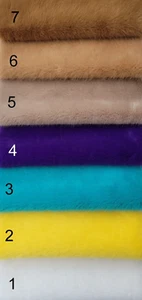 Super soft Rabbit faux fur fabric for crafts and teddy bear making. - Picture 1 of 10