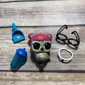 Lol Surprise Doll Pet Teachers Hoot Owl Bird Glasses Tie Bottle Scooper - Picture 1 of 5