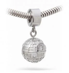 Disney Star Wars Todesstern Dangle Edelstahl Charm - Bild 1 von 2