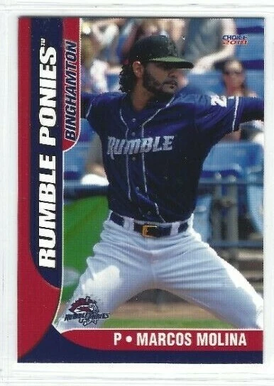 2018 Binghamton Rumble Ponies (Double-A New York Mets) Marcos Molina - Image 1 of 1