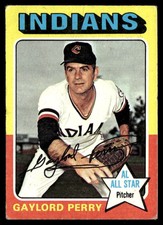 1975 Topps #530 Gaylord Perry VG-EX-B108R12