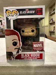MARVEL BLACK WIDOW FUNKO #619 POP EXCLUSIVO MARVEL COLLECTOR CORPS - Imagen 1 de 1