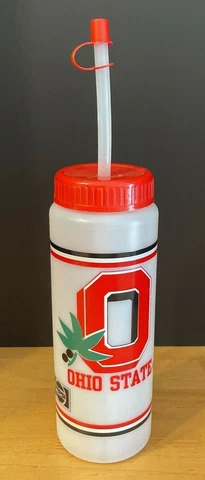 Ohio State University OSU Buckeyes Souvenir Water Bottle Vintage Cover