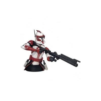 Mini busto coleccionable Gentle Giant Star Wars The Clone Wars Commander Fox 2010 Foto 1 de 4