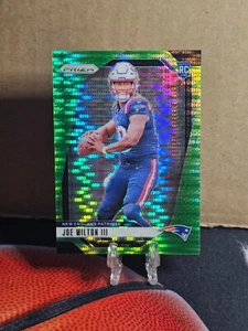 Panini Prizm Joe Milton III 2024 Green Pulsar Prizm Rookie RC #354 Patriots - Imagen 1 de 2