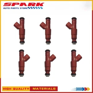 Reman 87-98 Jeep 4.0L Bosch Fuel Injectors Set of 6 12 Hole Cherokee W Adapters - Picture 1 of 17