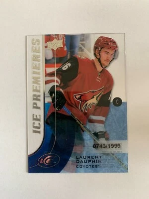 2015-16 Upper Deck Ice #116 Laurent Dauphin 0743/1999 RC - Arizona Coyotes - Image 1 of 2