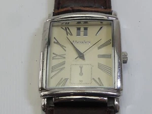 (refW67) Orologio da polso uomo Henley Tank Gent con batteria nuova montata - Foto 1 di 4