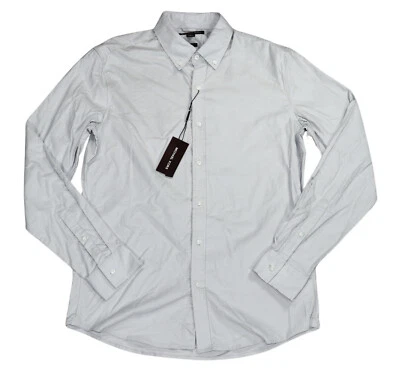 Camisa para hombre Michael Kors ligeramente texturizada elástica manga larga abotonada M nueva con etiquetas Foto 1 de 2