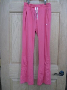 NIKE Girls Athletic Pants Size L Large 14 New NWT Pink Adjustable Waist Pockets - Picture 1 of 8