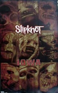 SLIPKNOT 2001 IOWA poster promozionale lungo nuovo vecchio stock ottime condizioni - Foto 1 di 1
