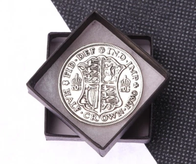 1930 95th Birthday Polished Half Crown Coin - Image 1 of 2