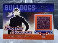 2002 Donruss Classics Timeless Treasures Jim Thorpe Game Sideline Jacket /100