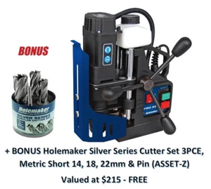 Holemaker HMPRO35 920W 35mm Single Phase Magnetic Base Drill - PRO35 - Picture 1 of 7