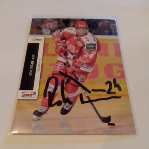 DEL Trading Card Cologne Sharks Season 2012/13 Signed Rok Ticar