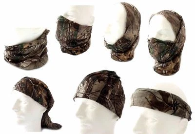 Real Tree Xtra Quik Camo Quik Cover Convertible Face Mask Balaclava Beanie - Image 1 of 4