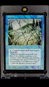 1995 MTG Magic the Gathering Ice Age Mistfolk Blue Vintage Magic Card WOTC - Picture 1 of 11