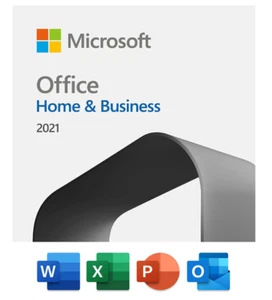 Microsoft Office Home and Business 2021 For 1PC Key Card, Retail Box - Picture 1 of 1