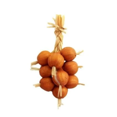 Casa Delle Bambole Corda Stringa Cipolle Frutta Verdura Cucina Mano Realizzato - Immagine 1 di 4