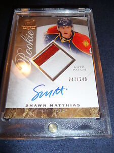 2008-09 The Cup SHAWN MATTHIAS Patch Auto RC 247/249 ( Nice 2 CLR Patch )