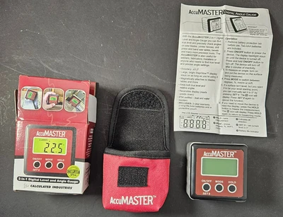 Calculated Industries 7434 AccuMaster 2-in-1 Digital Level and Angle Gauge - Image 1 of 4