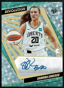 SABRINA IONESCU 2022 Panini Revolution WNBA Kaleido Auto Card 1/1🏀FREE PSA 9 RC - Picture 1 of 6