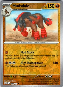 Mudsdale Reverse Holo 092/162 SV05: Temporal Forces Uncommon - NM - Picture 1 of 2