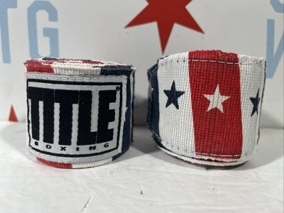 Title Boxing 180" Semi Elastic Mexican Handwraps - USA Stars - Image 1 of 2