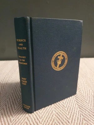 Science and Health with Key to the Scriptures Mary Baker Eddy 1934 Small Leather - Image 1 of 4