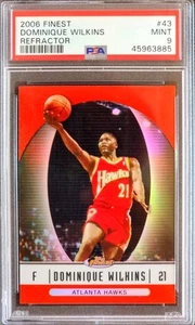 DOMINIQUE WILKINS- 2006 Finest Refractor PSA 9 - Bild 1 von 1