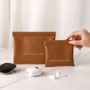 Simple Lipstick Makeup Bag Mini Jewelry Handbag Storage Bag Women Girls - Bild 1 von 17