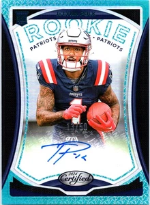 2024 Panini Certified Ja'Lynn Polk #RS-JPK Rookie Signatures Mirror Teal - Foto 1 di 2