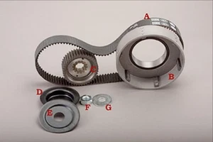 1955-1964 11MM ENCLOSED PRIMARY BELT DRIVE KIT 47-31SK-2 - Bild 1 von 1