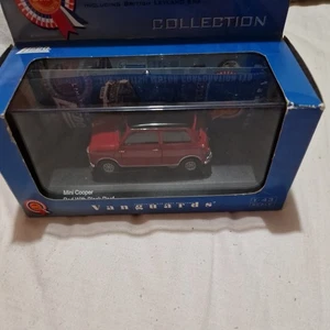 Vanguards Corgi 1:43 Mini Cooper Red With Black Roof VA02500 - Picture 1 of 3