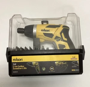 Rolson, Destornillador y Brocas Inalámbricas 3.6v Li-ion, Totalmente Nuevo - Imagen 1 de 3
