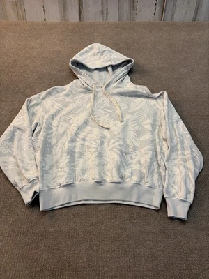 Moletom com capuz feminino Billabong estampa floral tamanho pequeno 1798 - Imagem 1 de 4