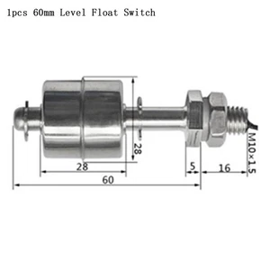 Pratical Level Switch Float Switch Water Level Sensor 10kg/cm Vertical - Picture 1 of 24