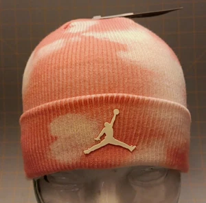 Neu mit Etikett Jugend OSFA Jordan Jumpman Pinksicle Gummi Logo Beanie Mütze Kappe NEU - Bild 1 von 4
