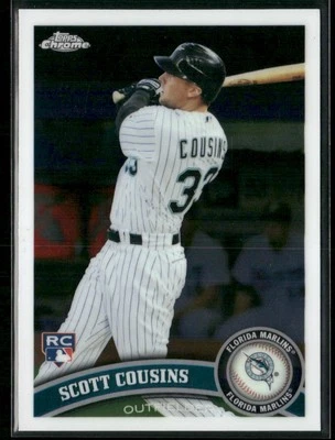2011 Topps Chrome #187 Scott Cousins RC - Image 1 of 2