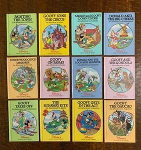 VTG Lot Of 12 Disney's Small World Library Hardcover Children’s Books - Bild 1 von 21