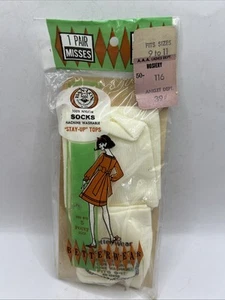 Vintage Ban-Lon Better Wear Misses Stay-Up Tops Größe 9-11 Socken neu im Paket - Bild 1 von 8