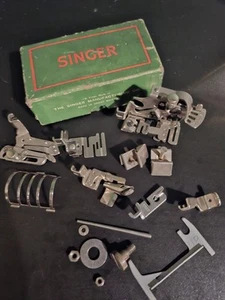 Singer Sewing Machine Foot Plus Various Individual Parts - Picture 1 of 13