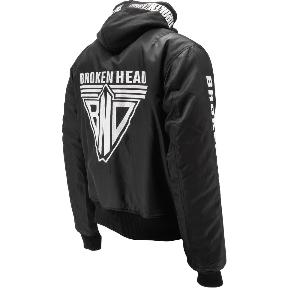 Veste Bomber Tête Cassée BND Logo Noir - Photo 1/4