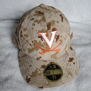 UVA Cavaliers NUEVA ERA 7 3/8 59FIFTY Sombrero Ajustado Digital Camuflaje Look NUEVO  - Imagen 1 de 10