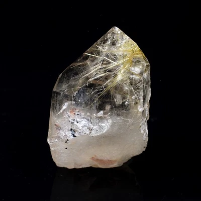 Quartz à inclusions de rutile - Novo Horizonte, Bahia, Brésil - Photo 1/4