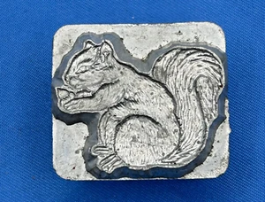 Vtg Craftool Co USA 3D Leather Stamp #8411 Squirrel Craft tool Discontinued - Picture 1 of 2