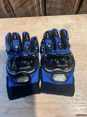 Pro Biker Motorcycle Gloves Mens Size Large L Racing Equipment - Image 1 of 4