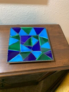VINTAGE STYLE MOSIAC TRINKET TRAY/DISH - Picture 1 of 9